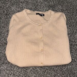 Fashion Nova Cream Cardigan Sweater